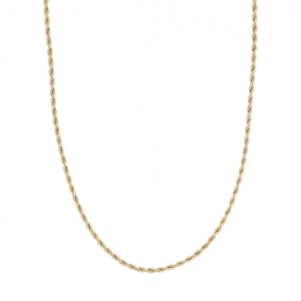 Edblad Rope chain necklace gold