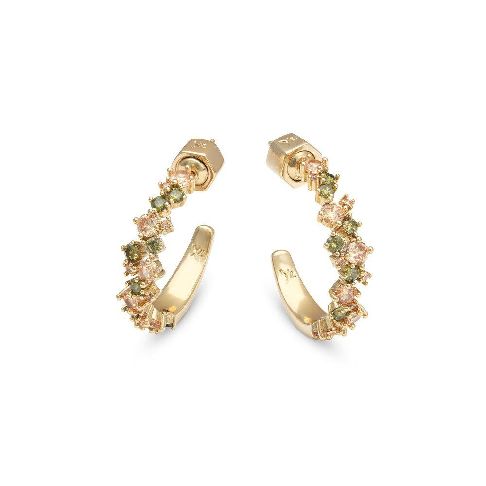 Ylva Li Meadow avantgarde earrings - Peridot