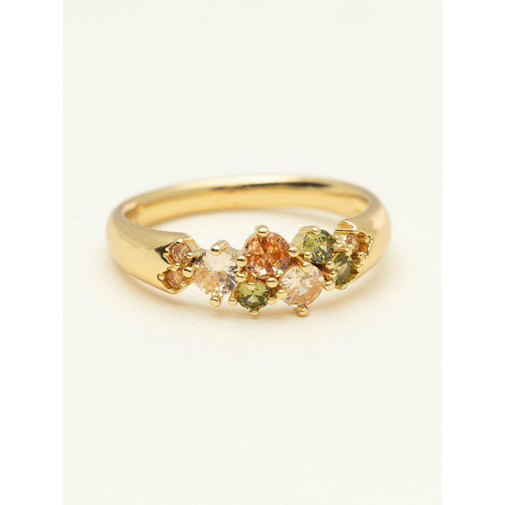 YLVA LI Meadow ring - Peridot